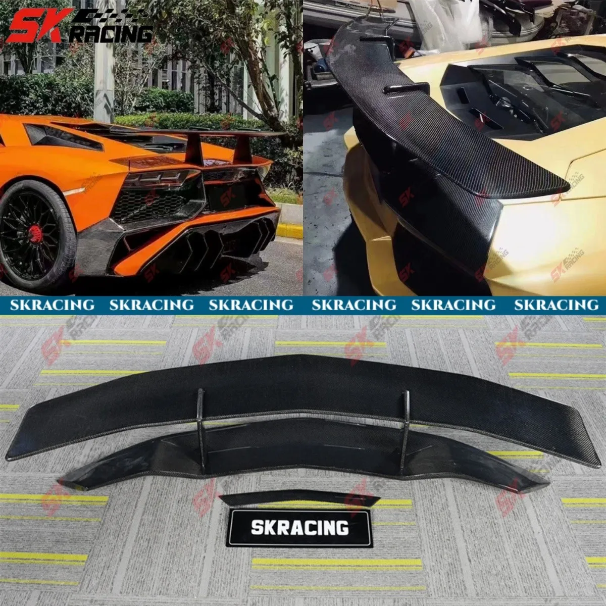 

Forged/Carbon Fiber Rear Trunk Spoiler Wing For Lamborghini Aventador 2012-2021