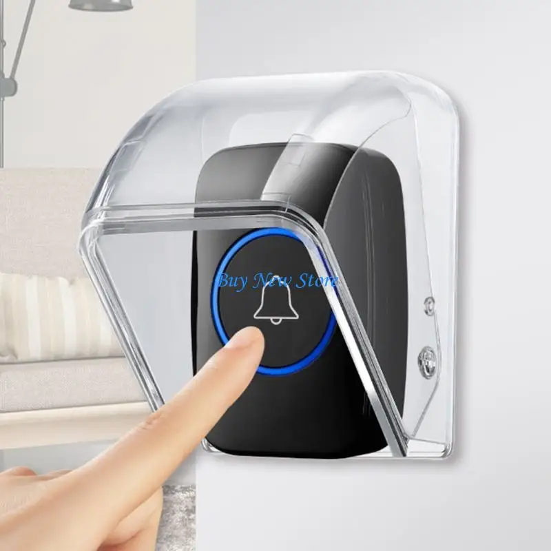 

20CE Weatherproof Doorbell Box Transparent Protector Housing Guard For Harsh Climates