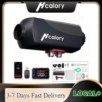 Hcalory 12V 24V 5-8KW Car Heater LCD Monitor 12V Air Diesels Fuel Aluminum Alloy Heater For Boats Bus With Remote Control