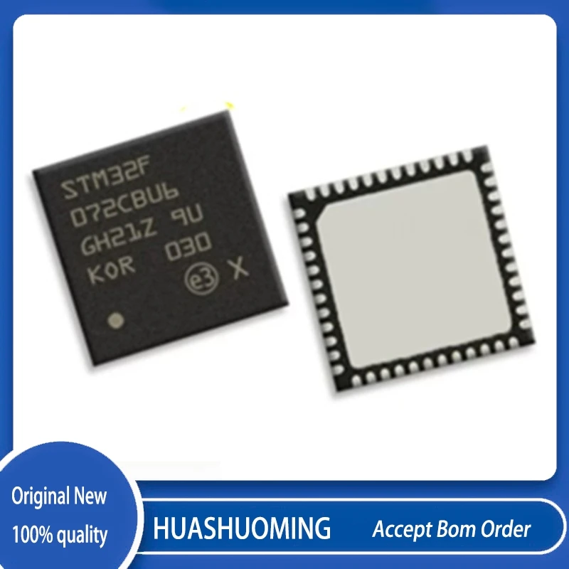 5Pcs/Lot   STM32F072CBU6 STM32F072CBU  STM32F072 STM32F  QFN-48