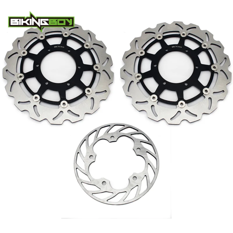 BIKINGBOY Front Rear Brake Discs Disks Rotors For Suzuki GSX-R 1000 / ABS 17 18 19 20 21 22 GSXR 1000 R / ABS 2017-2022 Full Set