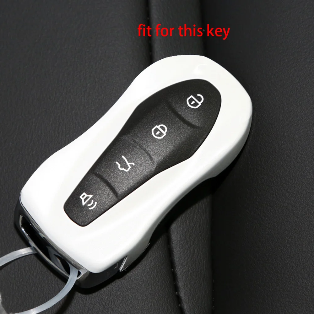 Silicone Key Case Holder Shell For Geely Tugella 2020 Boyue Atlas Pro Gili Tugella Car Key Cover Remote Protection Keychain Skin