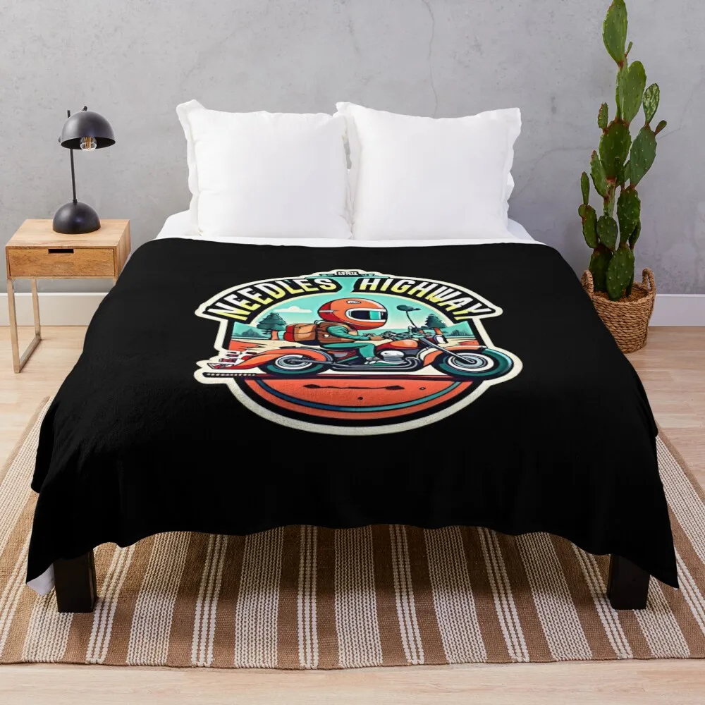 

Needles Highway Throw Blanket Loose for sofa christmas gifts wednesday Blankets