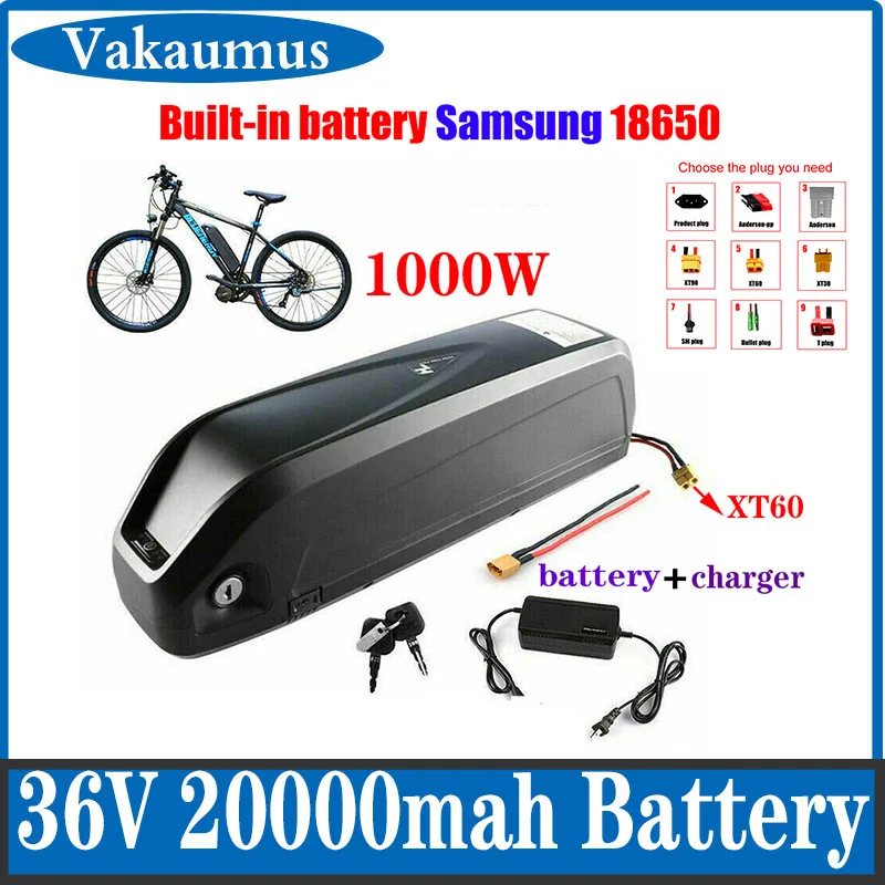 

Brand NEW 48V20Ah 36V20Ah 52V20Ah Battery Sea Dragon Battery With USB Built-IN BMS 350W-1000W 13S 14S 18650 Battery Duty Free