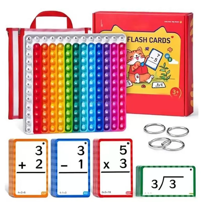  Math Learning Cards Students Interactive Focused Development And Memory Training
