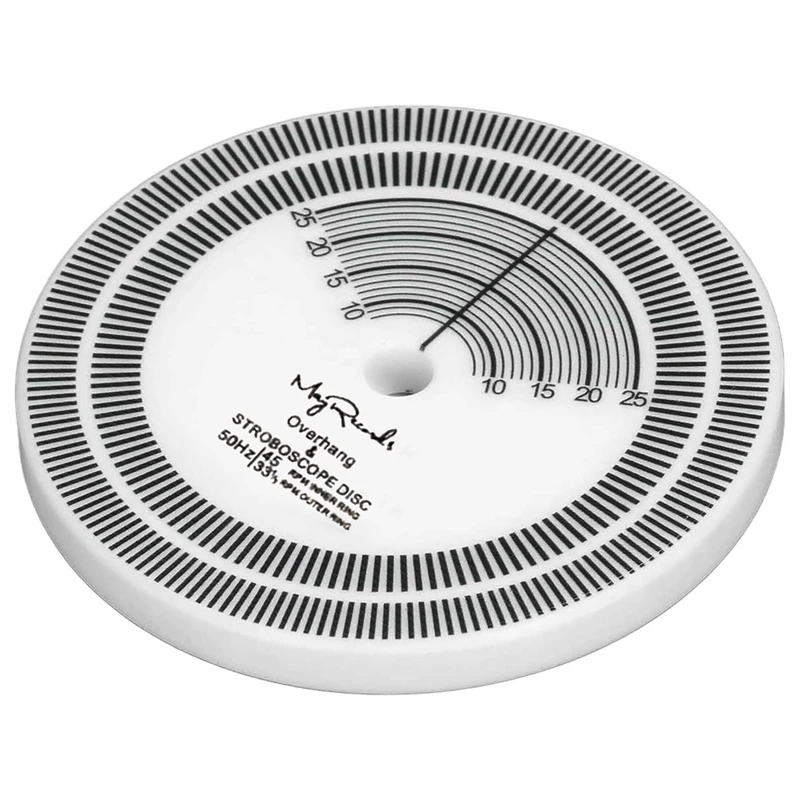 LP 레코드 플레이어 스트로브 디스크 보정 타코미터, 레코드 플레이어 속도 감지, 레코드 보정