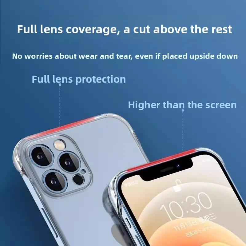 Kirby Frameless Clear Phone  Case for IPhone 15 14 13 12 16 Pro Max with Cellphone Mount Camera Lens Protection Umper Hard Cover