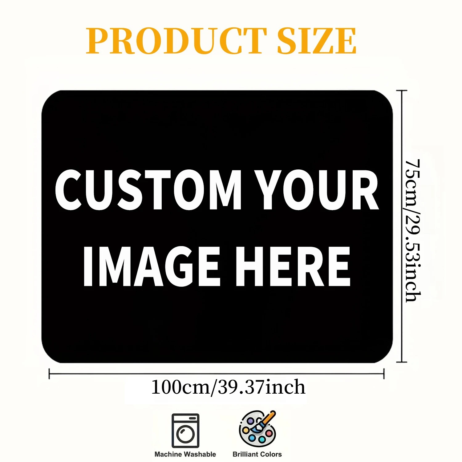 1pc Custom Car Interior Car Trunk Mat, Personalized with Your Image - for Most Vehicle Models. Perfect As a Unique Birthday Gift