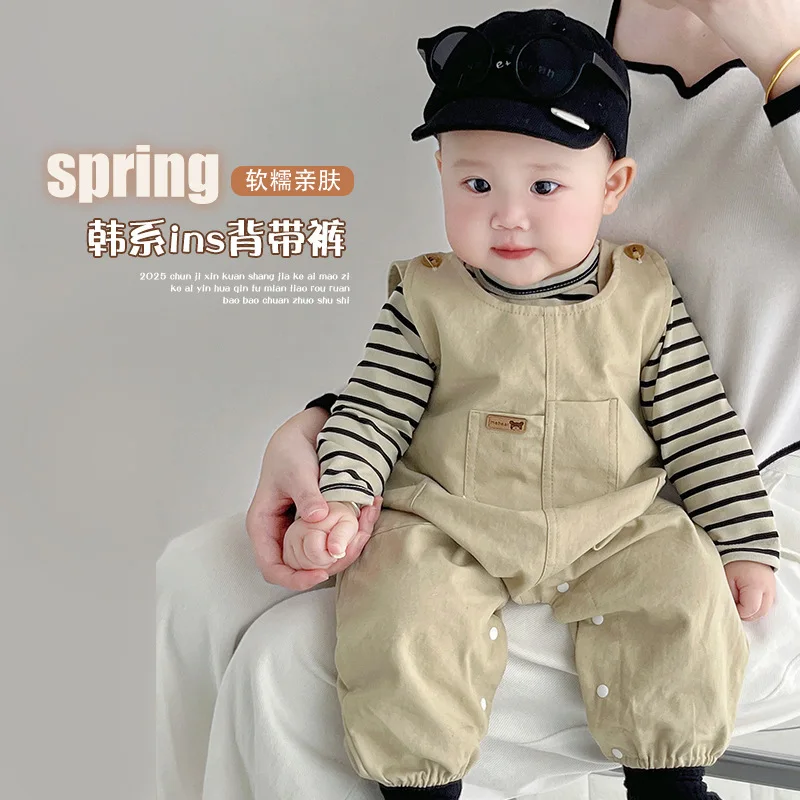 Somenie Two pieces of outdoor clothing for infants and young children, spring clothes for newborns, boys and girls