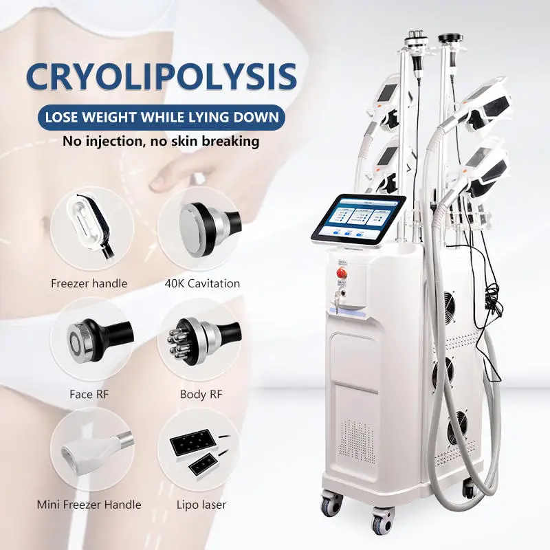 360° Standing Cryolipolysis Fat Freezing Machine | Body Slimming & Weight Loss Cryotherapy Shaping Device