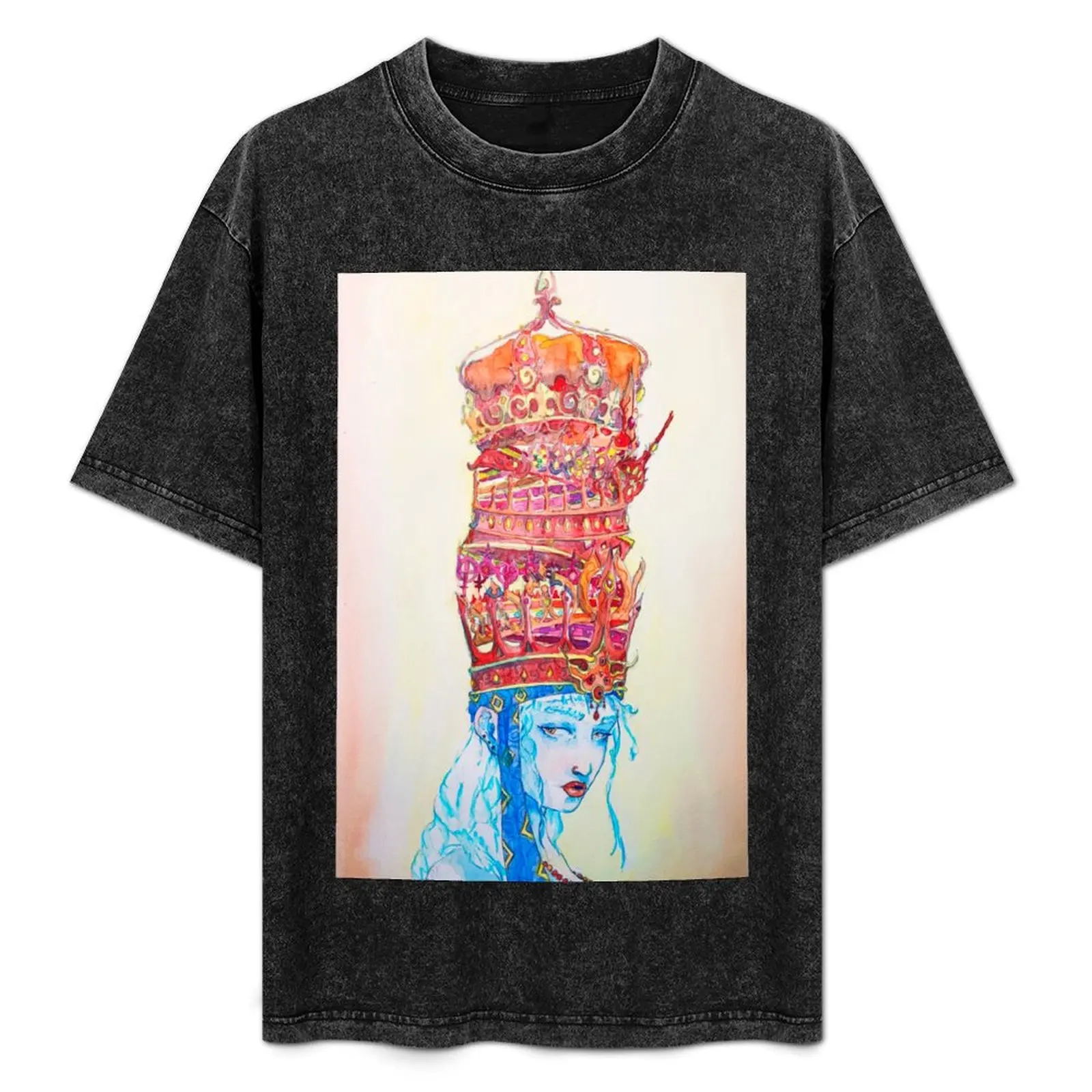 

Crowns of the Conquered T-Shirt Basic Plain Tee for Spring and Summer