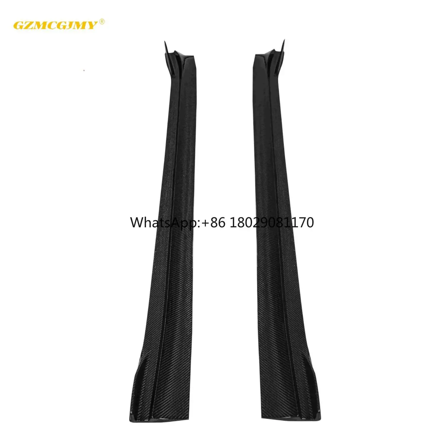 Hot selling car Model Y carbon fiber side skirt suitable for Tesla Model Y TK style carbon fiber side skirt