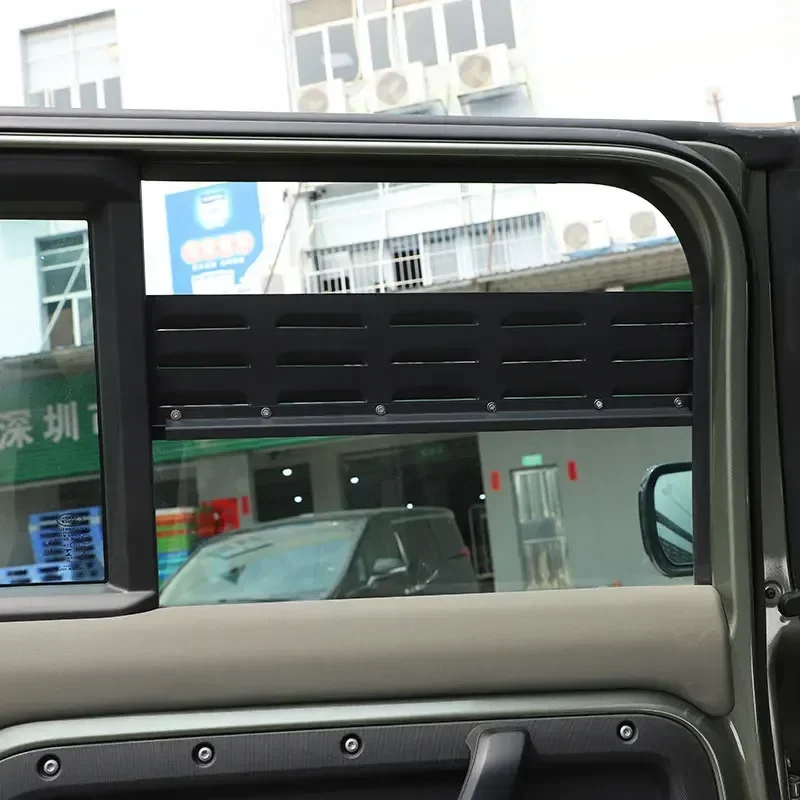 

Aluminum Black Car Rear Door Air Vents Ventilation Shutters Cover Trim Car Accessories For Land Rover Defender 110 130 2004-2024