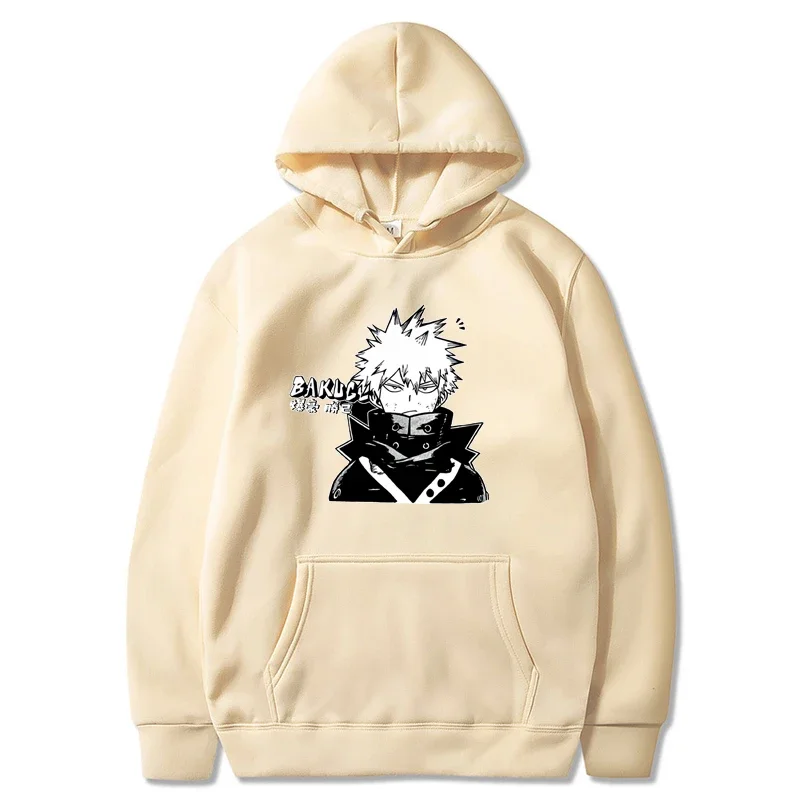 

Women's Long Sleeves Hodoie Japanese Anime My Hero Academia Katsuki Bakugo Hoodie Sweatshirt Unisex Clothes Hoodie