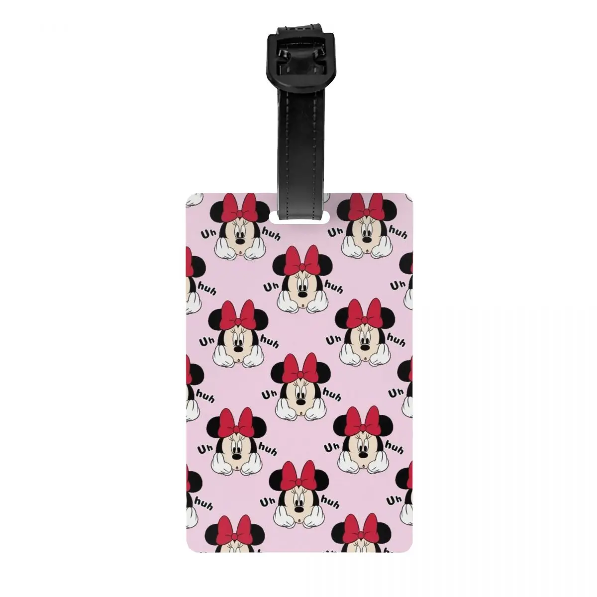 

Custom Mickey Mouse Minnie Red Bow Luggage Tag Custom Baggage Tags Privacy Cover ID Label