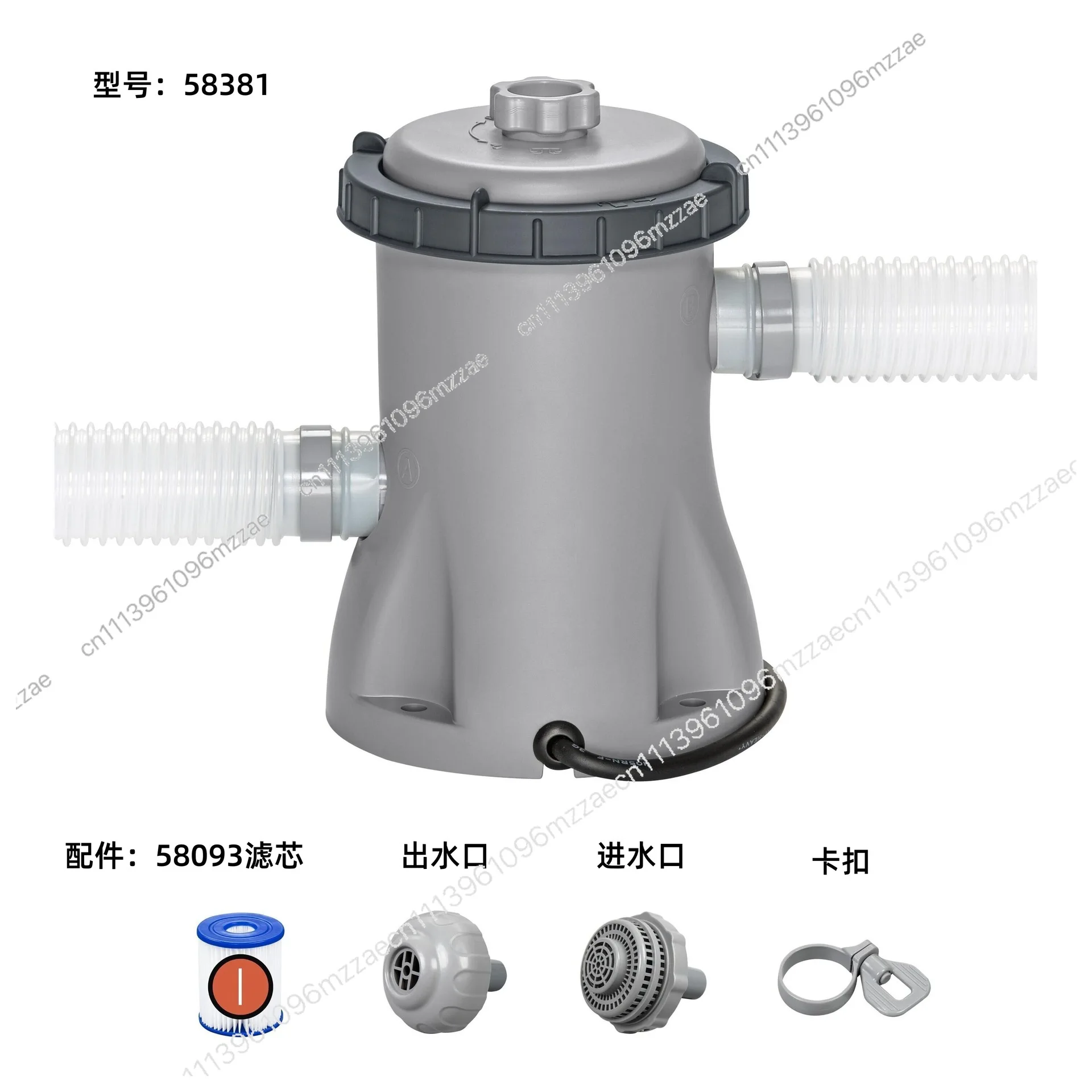 58497/1600 Gallon European Standard Filter Element, Special Sundries for Swimming Pools, Cleaner, Water Pump