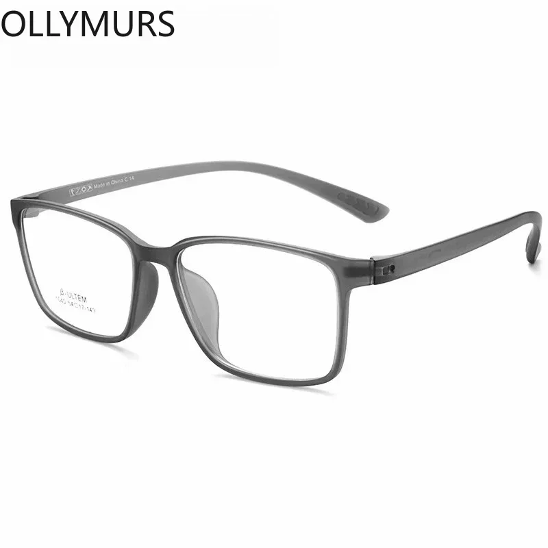 

Ollymurs New 2025 Men BusinessTitanium Eyeglasses Myopia Eyewear Retro Square TR90 Optical Prescription Glasses Frame For Men 1