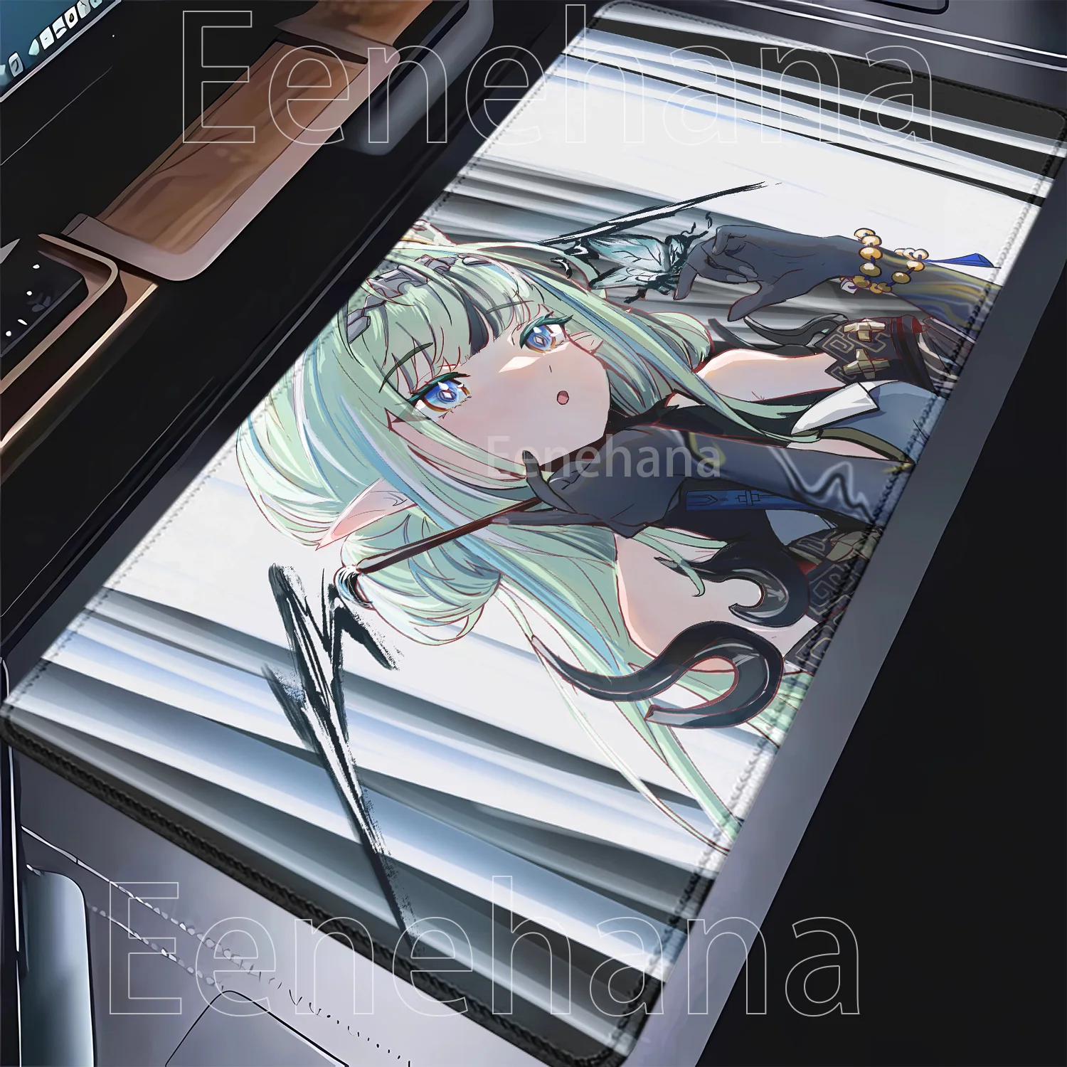 Anime Girl Si PC Gaming Arknights Endfield Mouse Pad Overlock Rubber Non-slip Mousepad Office Accessories HD Printing Desk Mat