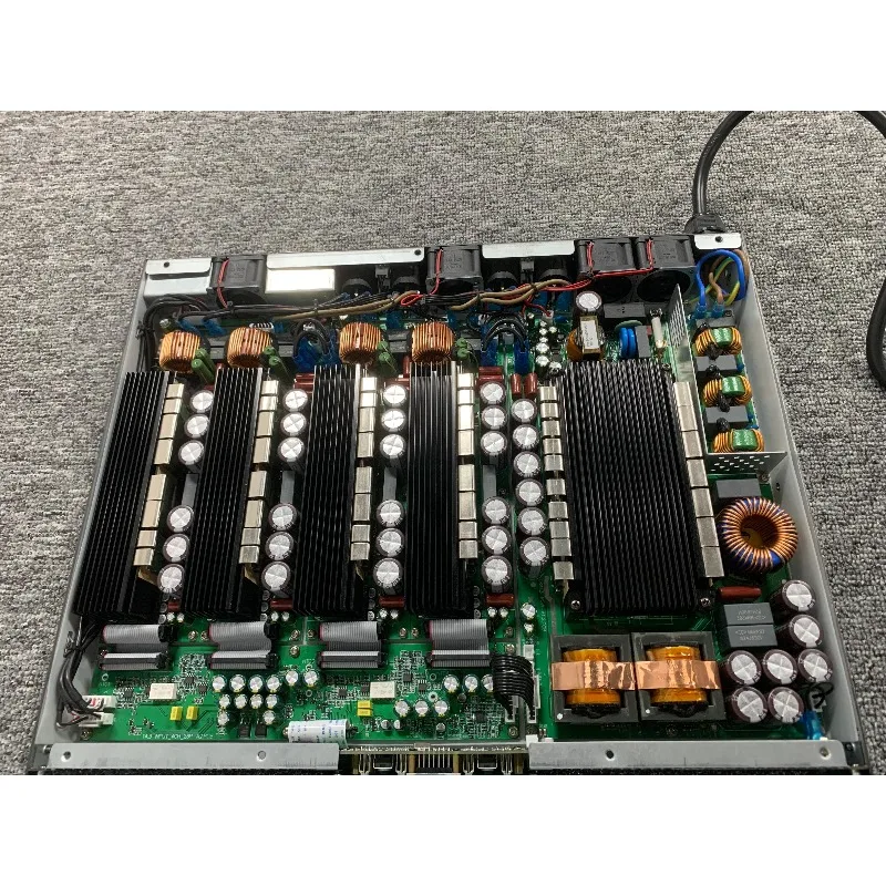 Class D Amplifier Professional Power Amplifier 1U 4-Channel 8Ohm 4X1300W Subwoofer Audio Sound Equipment for Outdoor DJ Stage