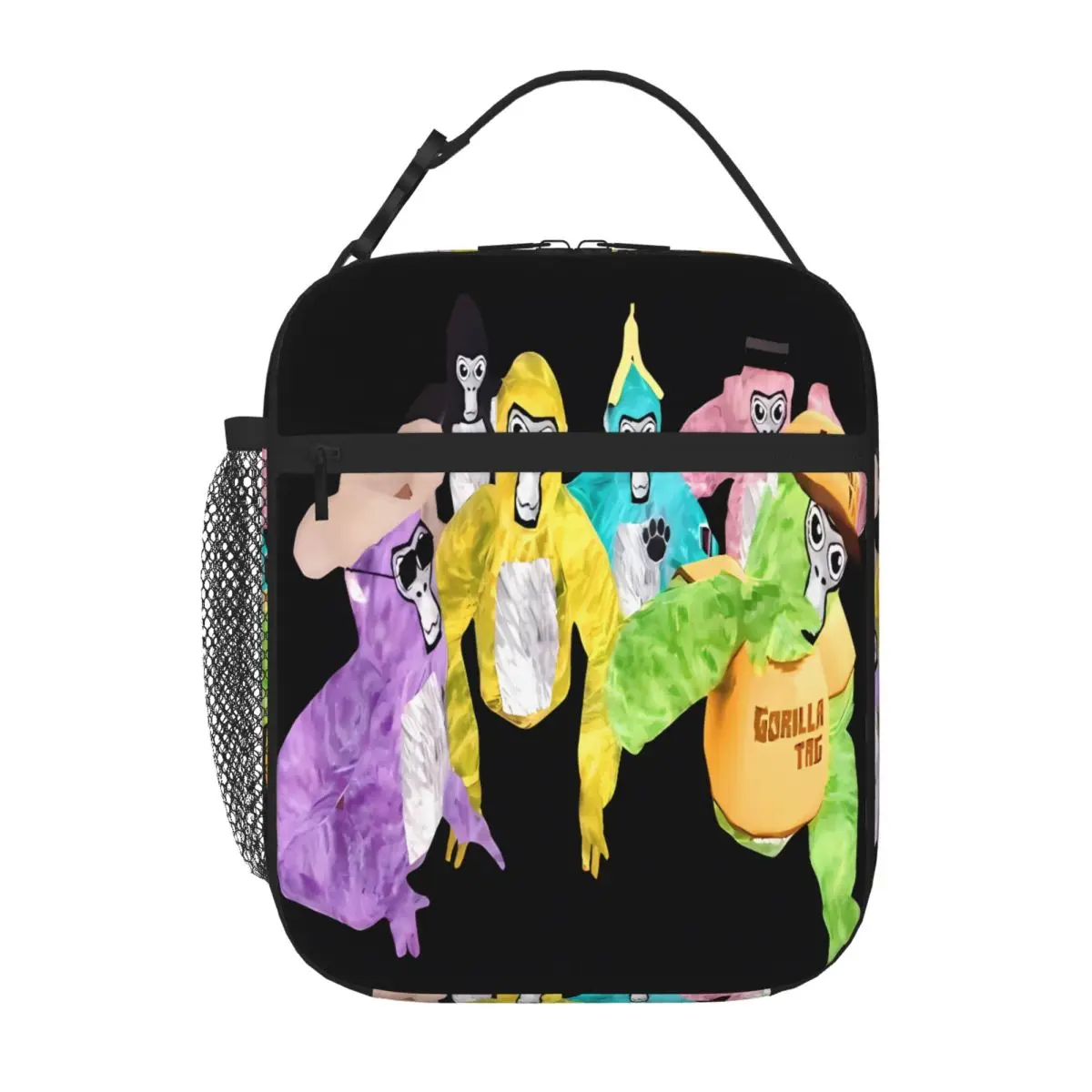 Bestselling Me And My Friends Forever - Gorilla Tag Here Banana Rainbow Print Foldable Lunch Bag Train Ride Nylon Lunch Bag