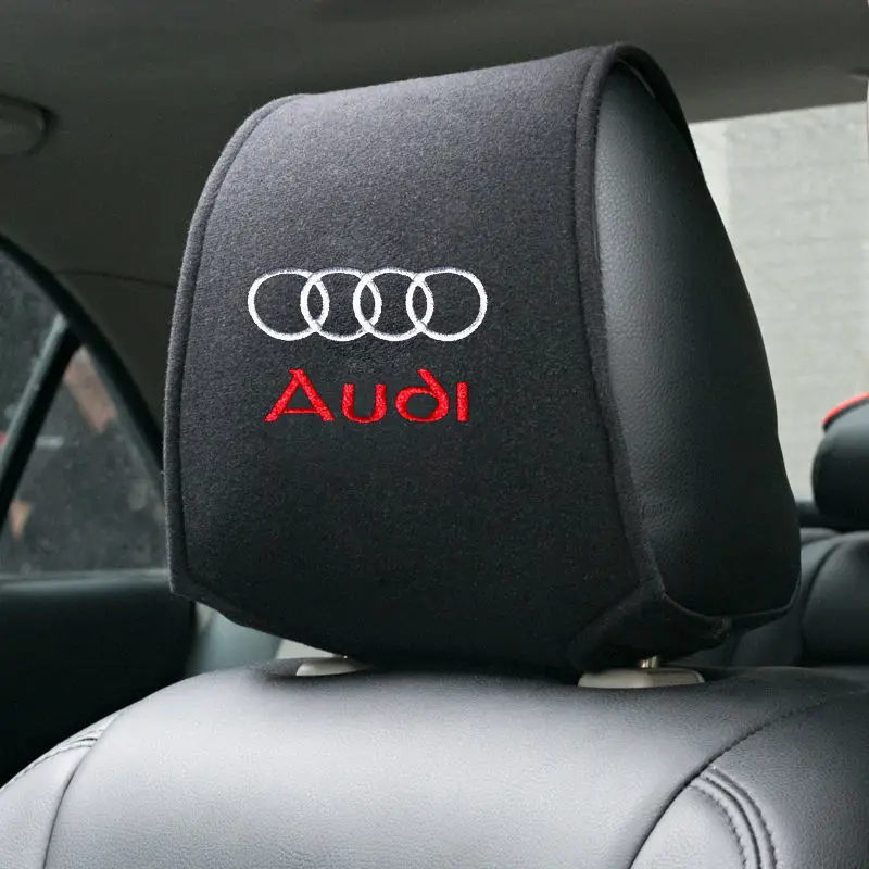 

1PCS Hot Car Headrest Cover for Audi A1 A2 A3 A4 A5 A6 A7 A8 B6 B8 B7 C5 C6 C7 Q3 Q4 Q5 Q7 Q8 Accessories Car Styling Interior