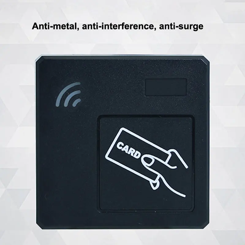 Wiegand 26/34 RFID card reader13.56M M1 Smart RFID card read ID Card 125K IP67 Waterproof Use Connect  Access Control System EM