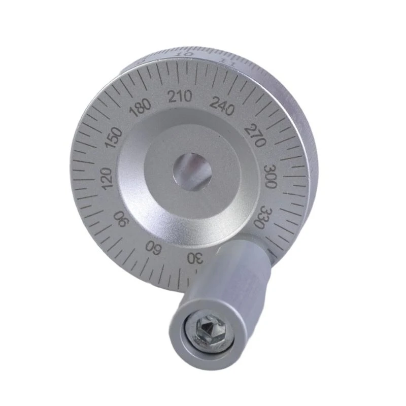 

Precise Solid Aluminum Handwheel 50mm for Machinery with Engraving Scale Marking