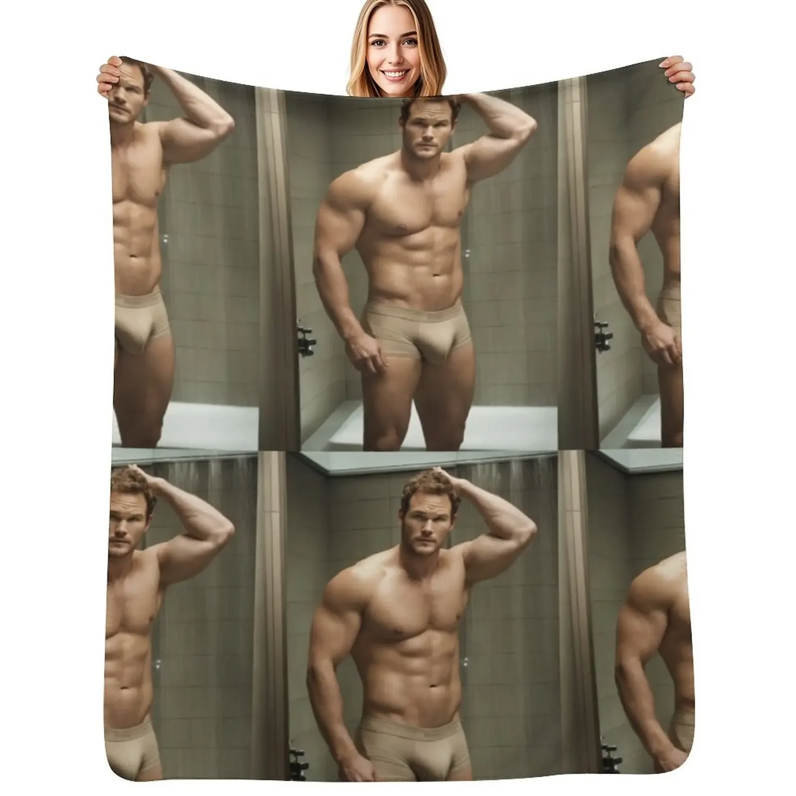 

chris pratt Sexy Throw Blanket Bed covers Plush Hairys Decorative Sofas Blanket