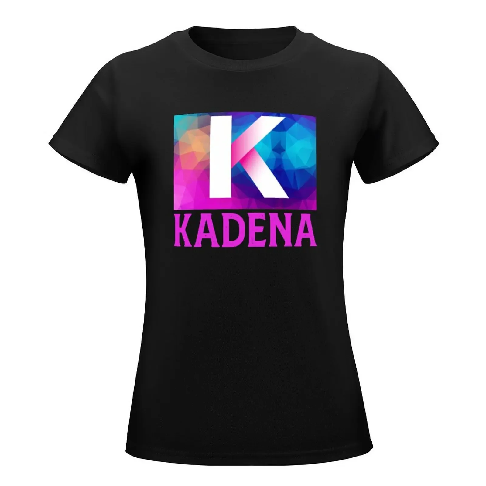 Kadena Crypto T-Shirt tops summer top plus size tops funny graphic t-shirts for Women