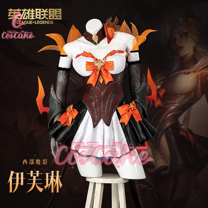 

LOL Evelynn Cosplay Costume Game Western Shadow Evelynn Agony's Embrace Dress Halloween Costumes