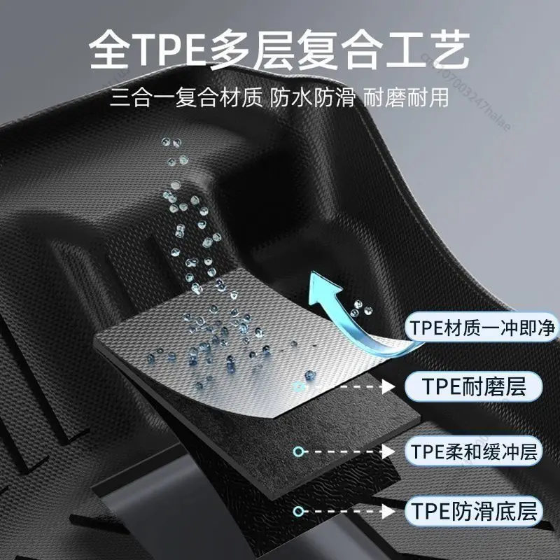 For Deepal G318 2026 TPE Full Surround Floor Mats, Special Waterproof Upper Carpets, Foot Pads and Trunk Mats