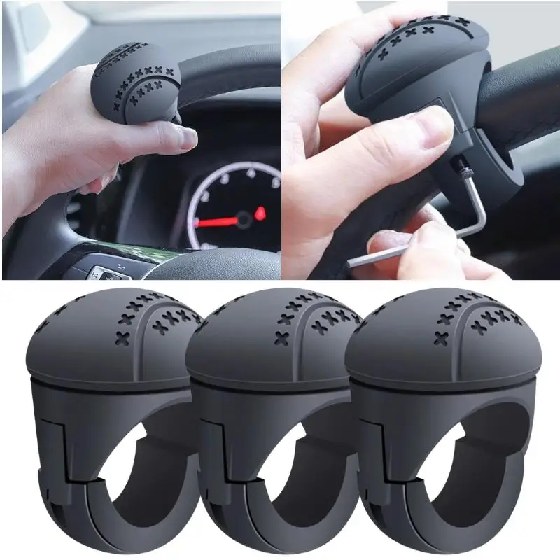 360° Rotation Car Steering Wheel Booster Easy Install Universal Labor-Saving Non-Slip Knob For Smooth Driving Control