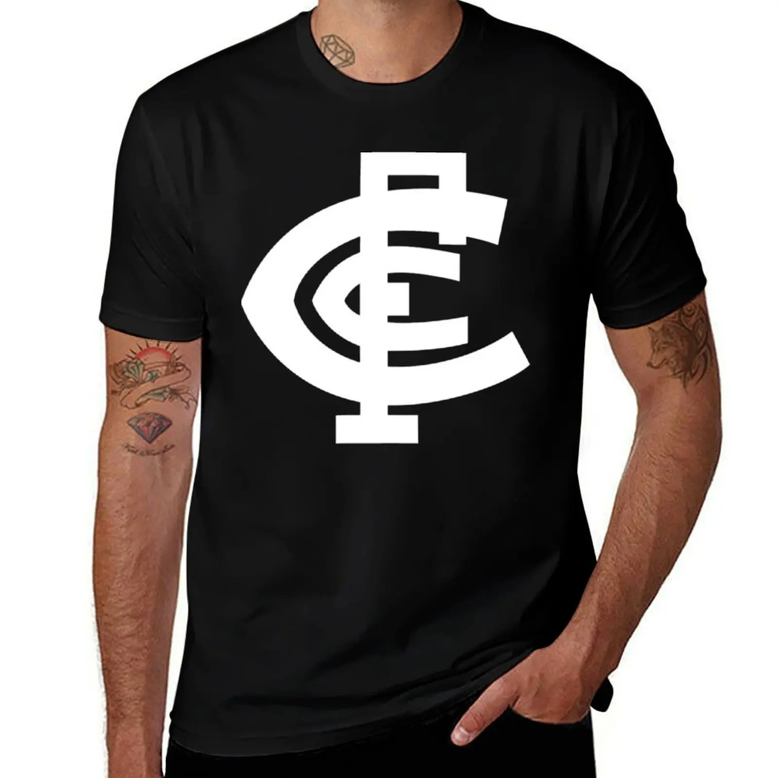 Carlton logo T-Shirt Street Fashion Casual Tee Shirt