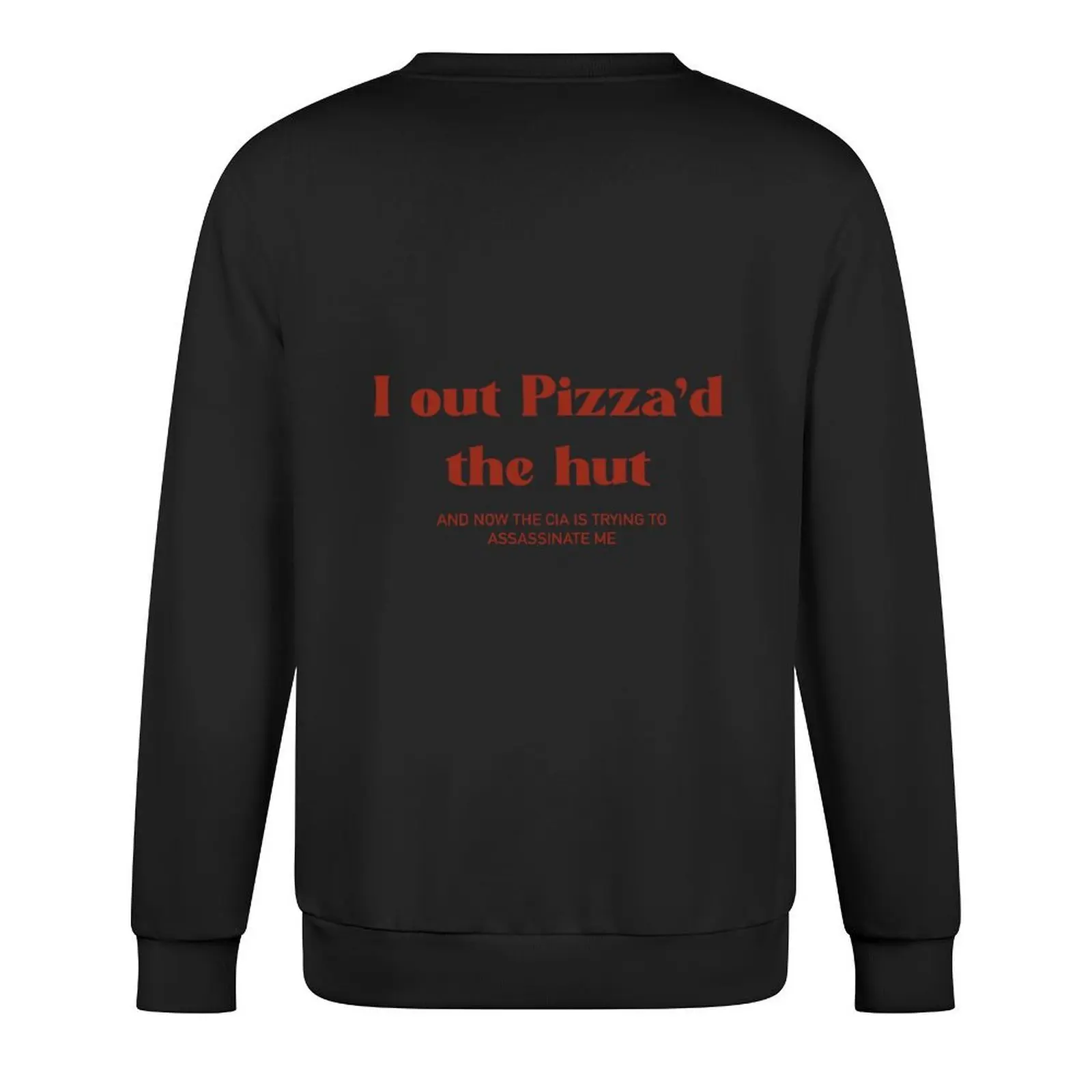 بلوفر I out Pizza’d the hut ملابس على الطراز الكوري ملابس رجالي ملابس رجالية بلوزات جديدة مصممة للرجال