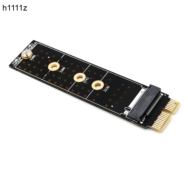 PCIE to M2 Adapter NVMe SSD M2 PCIE X1 Raiser PCI-E PCI Express M Key Connector Supports 2230 2242 2260 2280 M.2 SSD Full Speed