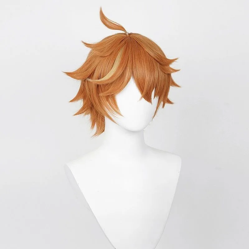 Anime Cos Wig, Easy To Style Wig for Comic Con, 2D Character Cosplay Costume Accessory