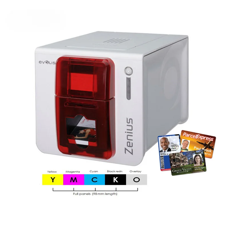 Evolis Zenius PVC ID Printer Single Sided Small And Exquisite Plastic ID Card Printer