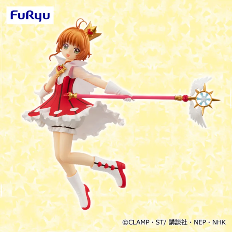 

Bandai Original Cardcaptor Sakura Anime Figure 19cm Kinomoto Sakura CLEAR CARD Anime Action Figure Collect Model Toys Gifts