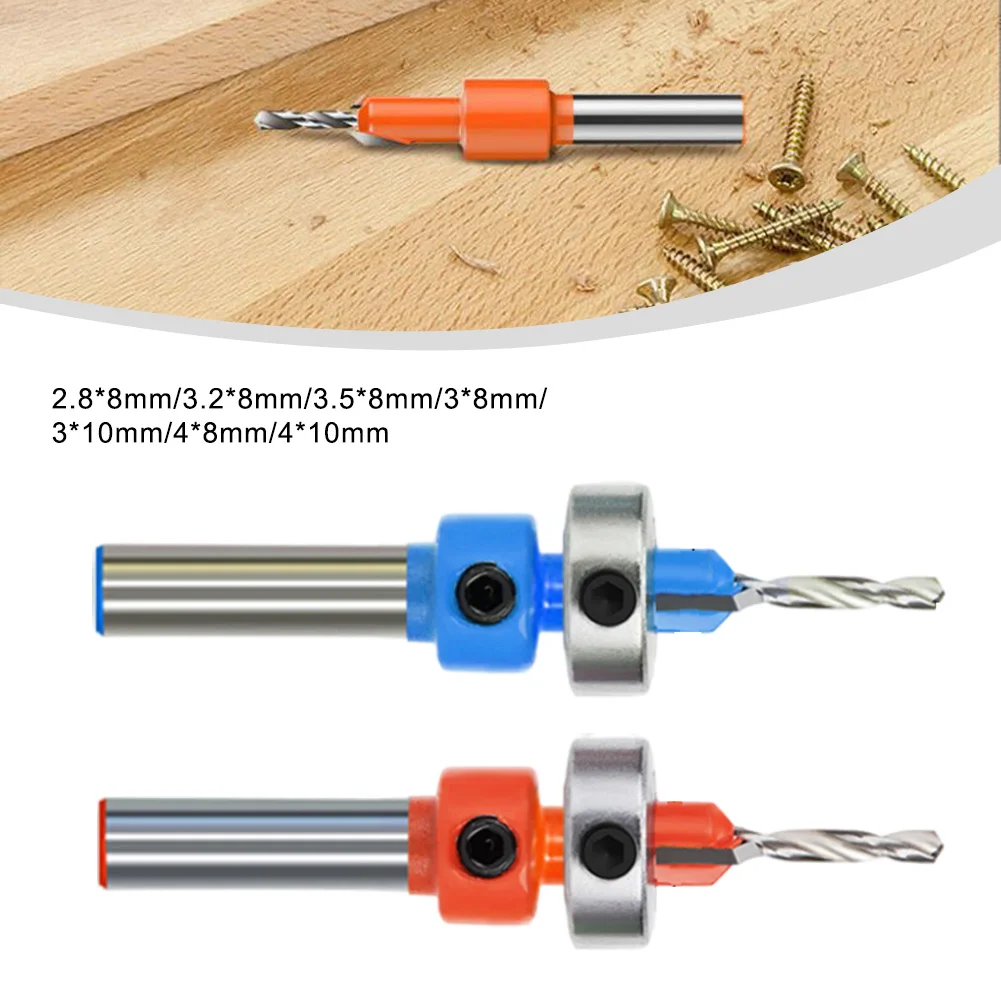 Woodworking Countersink Drill Bit Adjustable Hole Opener Milling Cutter With Limiter Twists Drill Step Drill Installation Tool