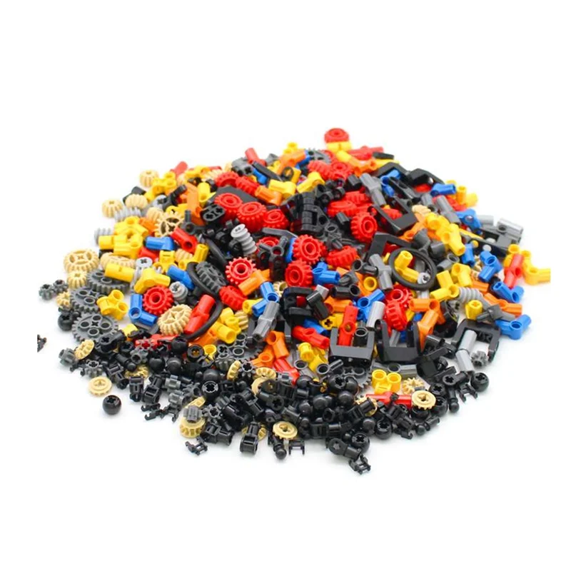

GROCE-579PCS MOC Bulk Technical Parts Liftarm Bricks Set Axle Connector Gear Tank Link Chain Tracks 3711 57518 Building Blocks