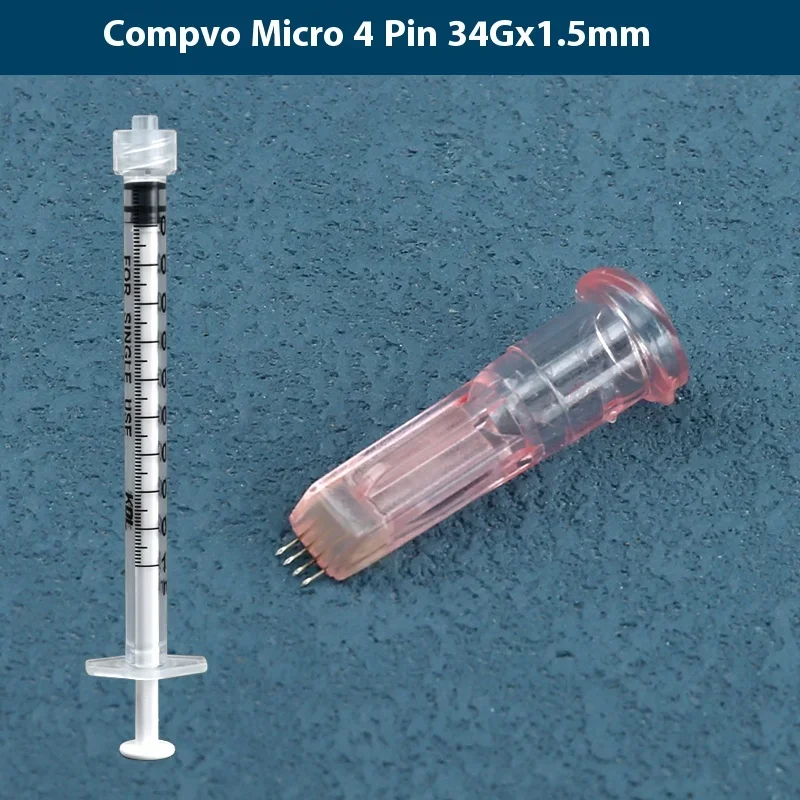 Disposable hand injection water light 34G three needle four needle Feite eye neck line ultra-fine mosquito non painless needle 1