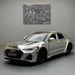 1:32 Electroplating Version AUDI RS7 Coupe Alloy Sports Car Model Diecast Metal Vehicles Car Model Sound and Light Kids Toy Gift