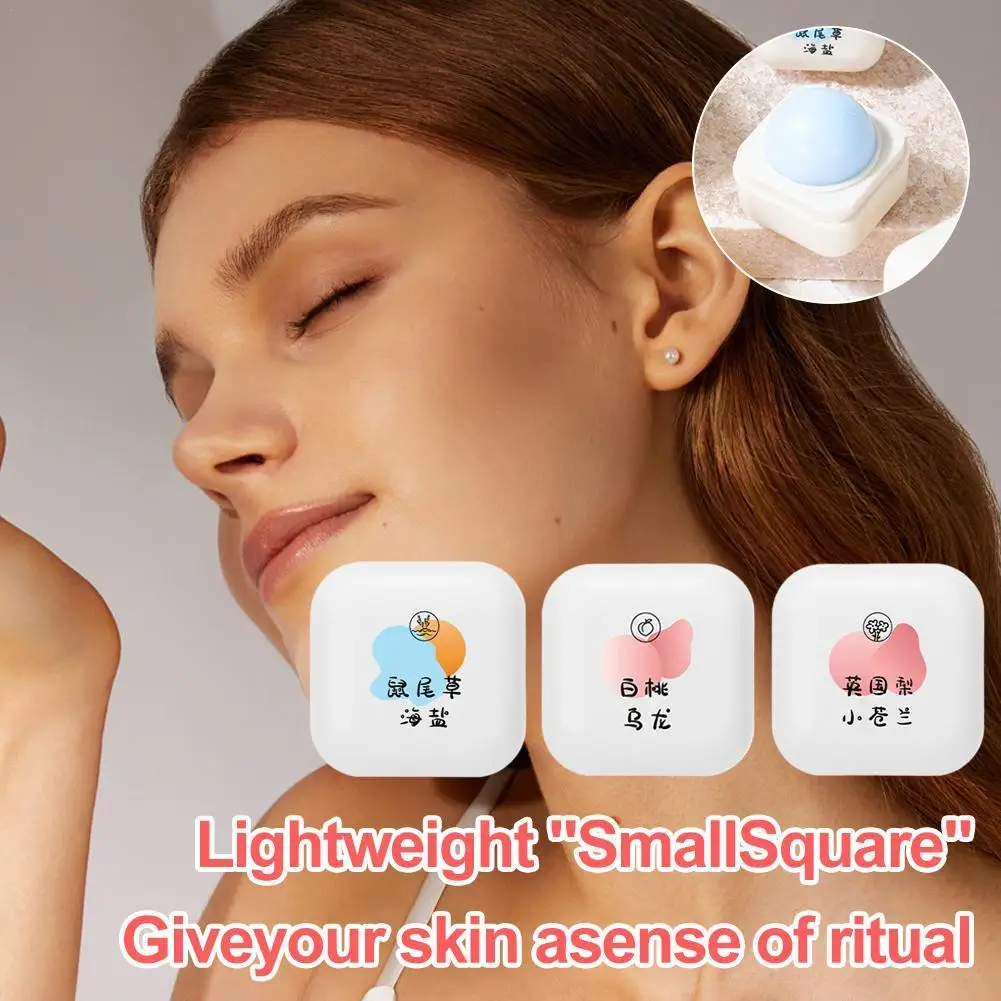 

Small Ice Cube Solid Perfume Refreshing and Fragrant Lasting Deodorants Eliminate The Odor Lasting Balm Fruit Tea Fragrant Paste