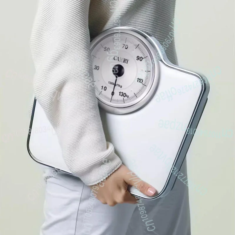 Balança de saúde de mostrador clássico sem bateria DT605E - Balança de banheiro mecânica analógica retrô