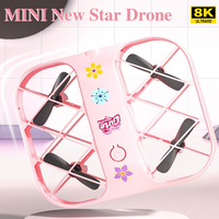 New JJRC H107Grid UAV 8K HD Cam Live Feed Pocket-Sized Aerial Imaging Remote Control Flying Toy For Kids Children's Day Gifts