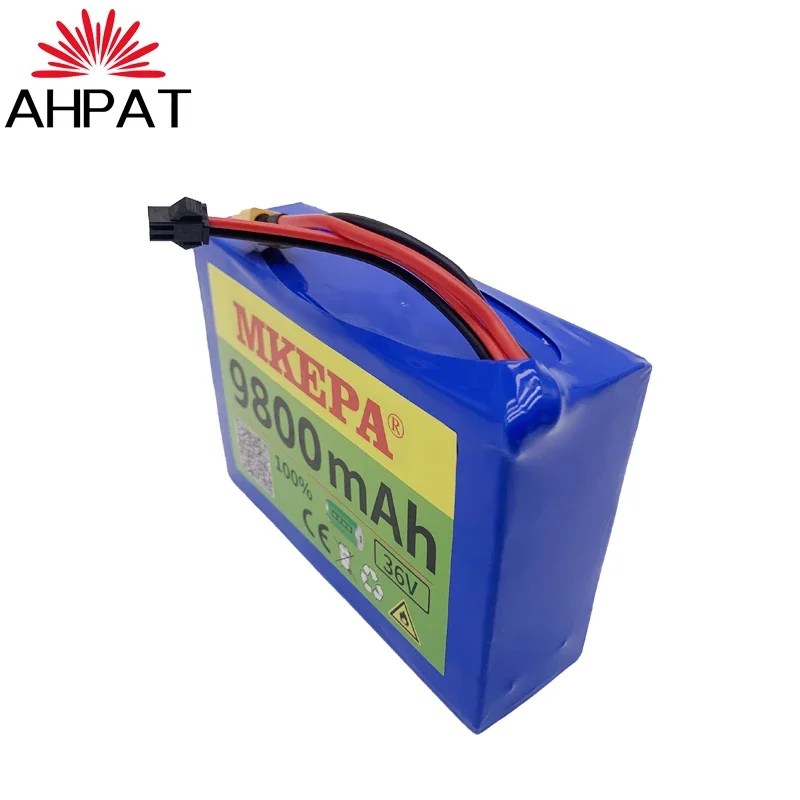 2026 النقل الجوي 36 فولت 9.8Ah Battery10S2P 18650 بطارية ليثيوم حزمة 550 واط 9800 مللي أمبير 42 فولت بطارية السيارة مع BMS وشاحن #5