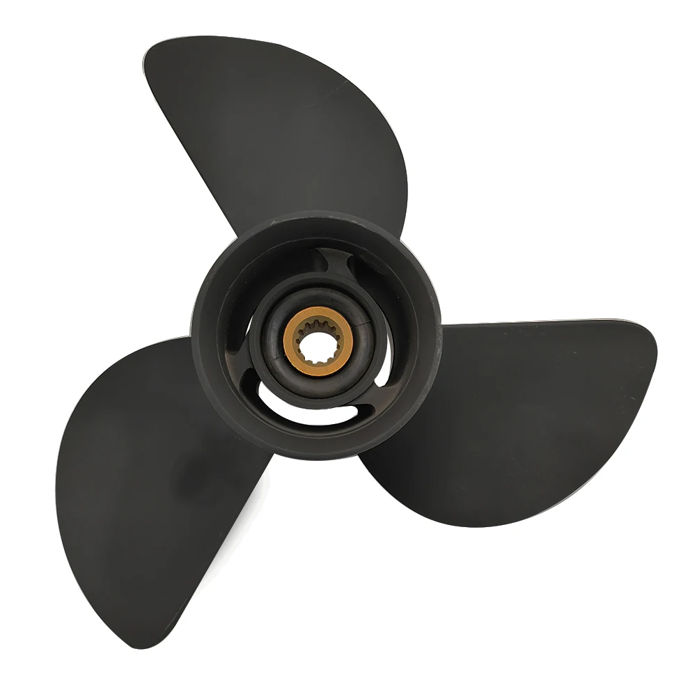 Boat Propeller 13 1/4x17 for Suzuki DT60/DT75/DT85/DT90 3 Blades Aluminum 15 Tooth RH OEM NO: 58100-95512-019 13.25x17