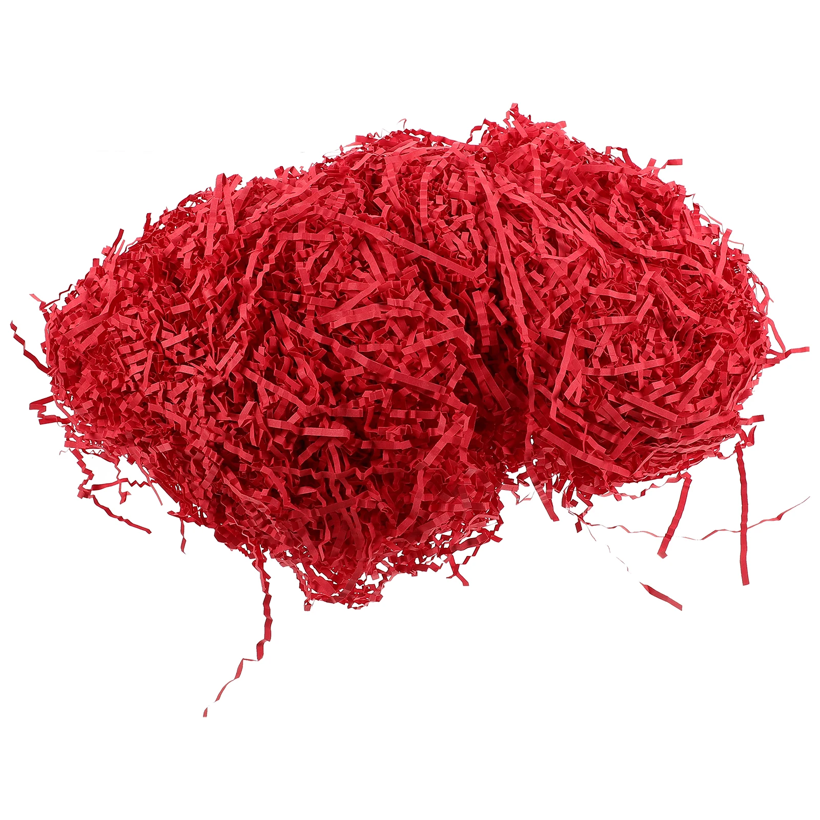 

1pcs 200g Red Shredded Paper Filler for Gift Box Basket Packaging Tissue Wire Wrinkle Soft Material Reusable Safe Eco Friendly