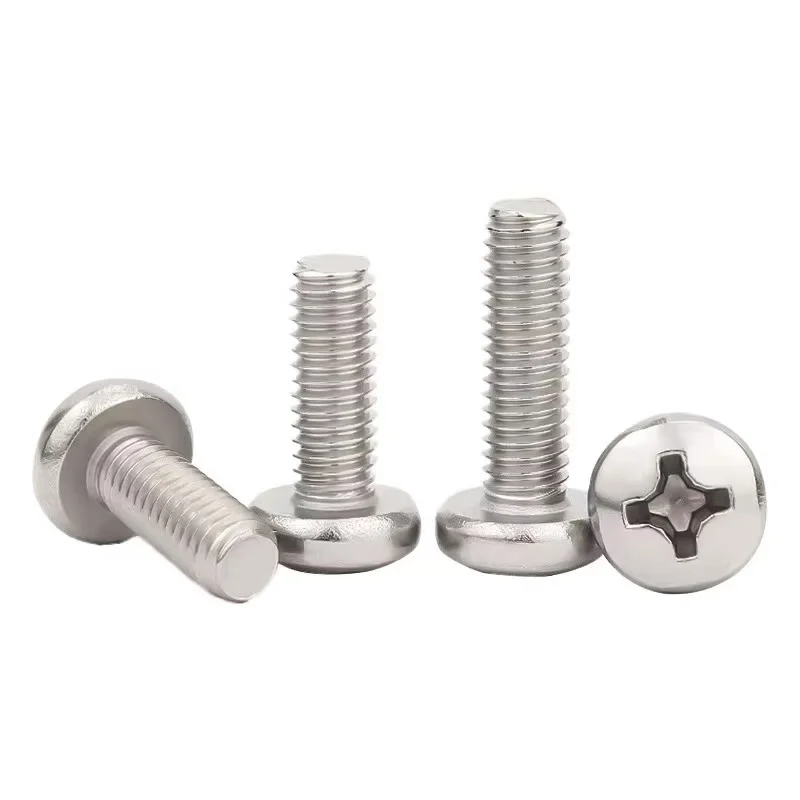 Gb818 Iso7045 Din7985 304 Stainless Steel Recessed Pan Pm Screws Phillips