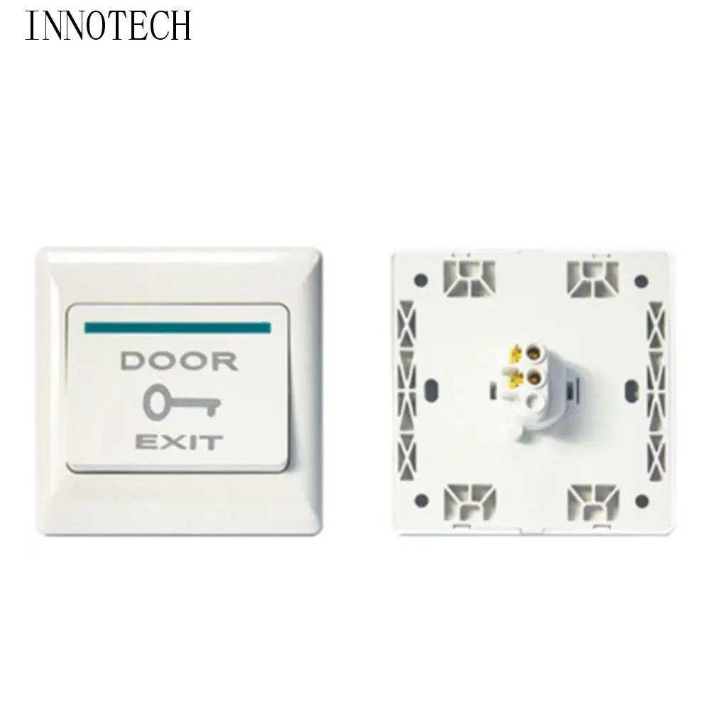 

5PCS Push Button Design Access Control System Push Switch Dustproof Plastic Electronic Door Lock Eco-friendly Square
